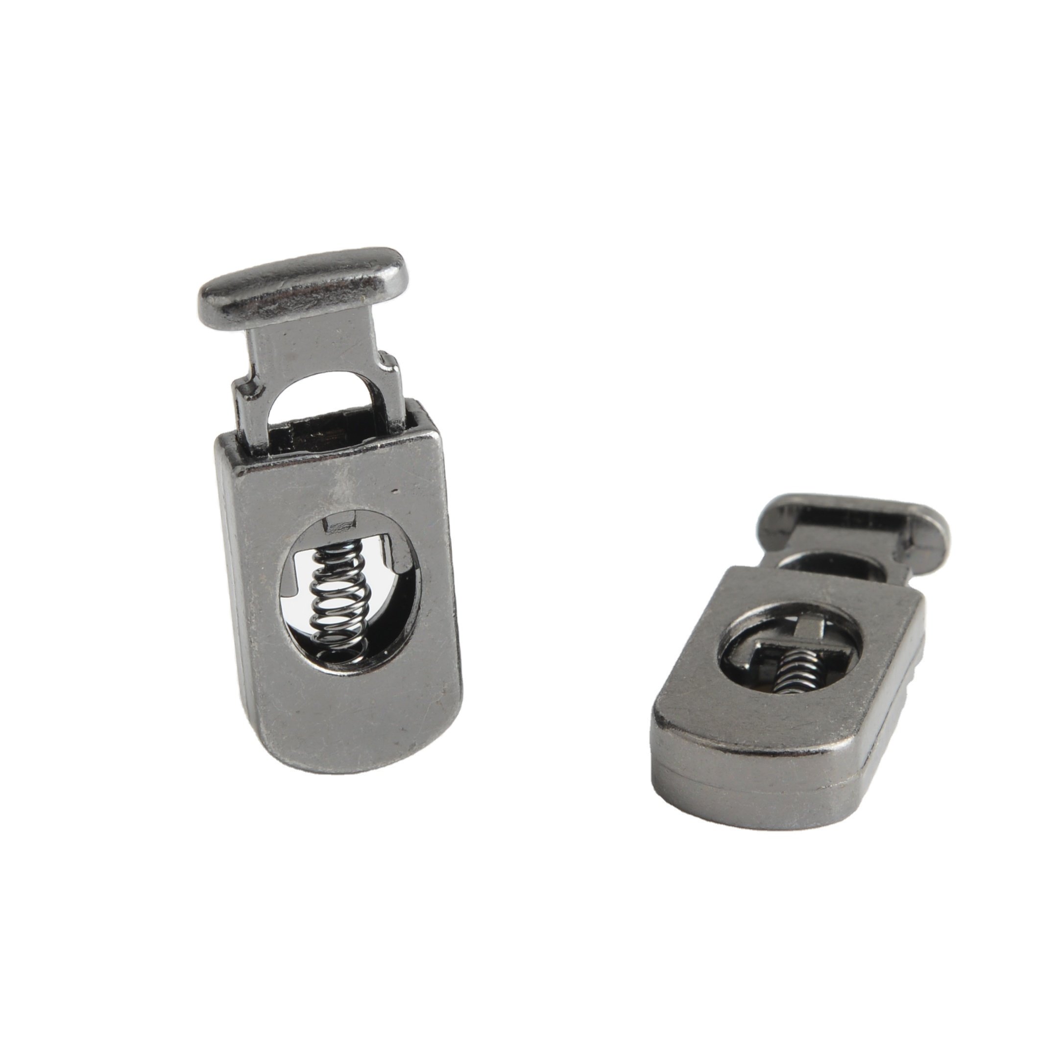 Adjustable Drawstring Metal Cord Lock Stopper Toggle Stopper Buckle Rope End Spring Lock hoodie Backpack