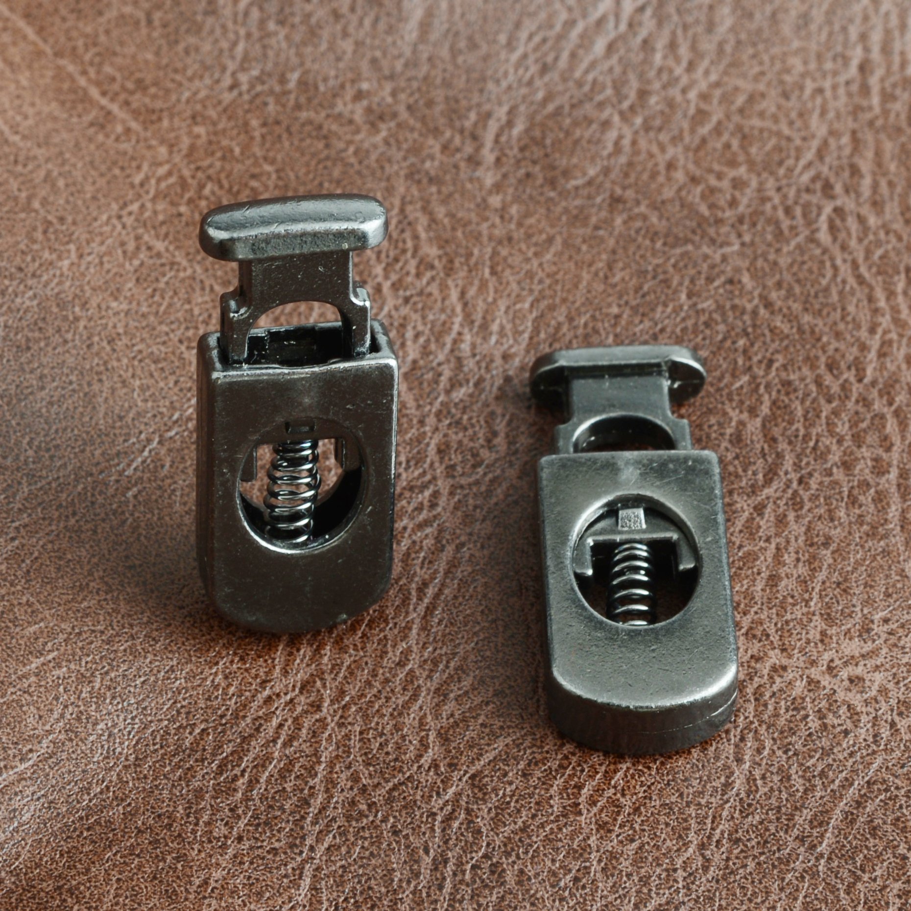 Adjustable Drawstring Metal Cord Lock Stopper Toggle Stopper Buckle Rope End Spring Lock hoodie Backpack
