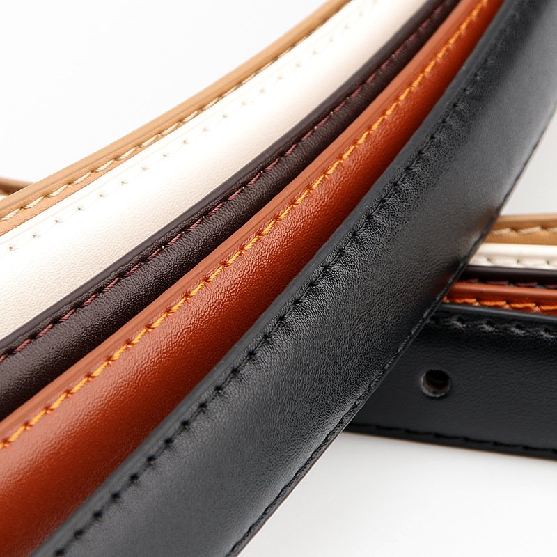 Hot Waist Belts Gold Love Shape Alloy Buckle Belt Elegant Fashion Women's Clothing Accessory Belt