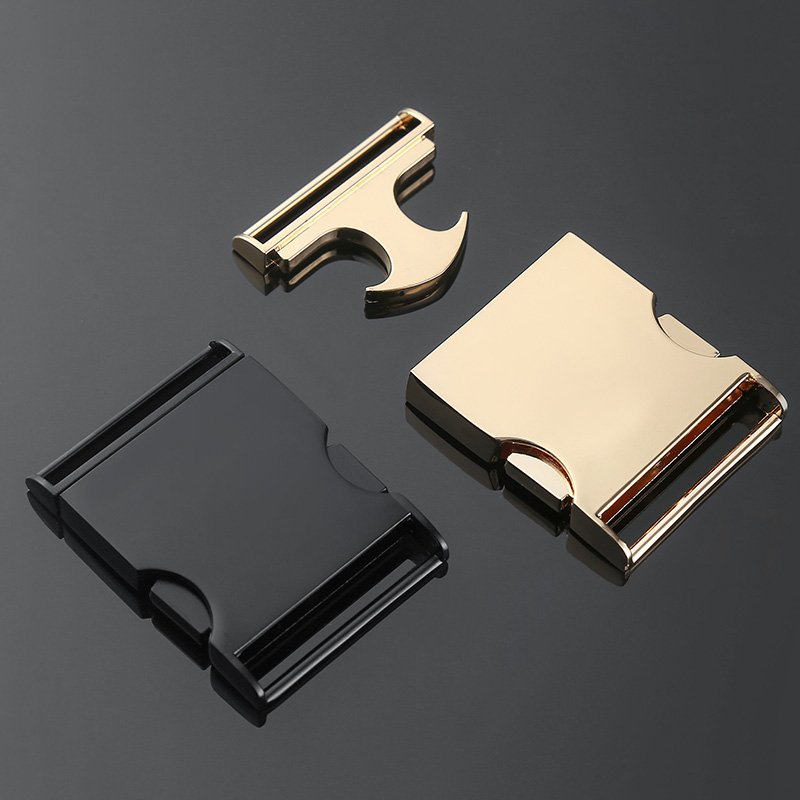 Custom Stainless Steel Luxury Backpack Lock Buckle Wholesale 35mm Metal Side Quick Release Heavy Duty Belt Buckles For Men