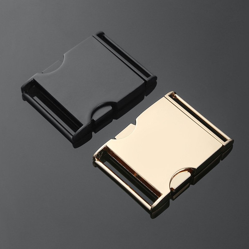 Custom Stainless Steel Luxury Backpack Lock Buckle Wholesale 35mm Metal Side Quick Release Heavy Duty Belt Buckles For Men