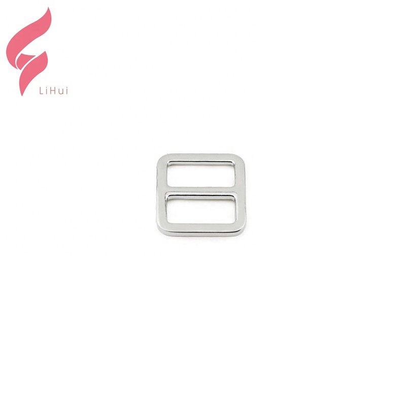LiHui hardware popular metal bag adjustable buckle zinc alloy tri-glide buttons strap tri glide buckles for handbags
