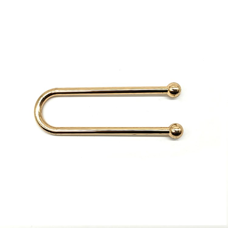 Custom Logo New Chic Simple Atmospheric Designer Alloy Buckle Bikini U-Shaped Buckle Metal U-Shaped Buckle For Women