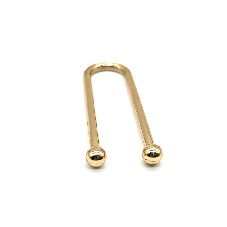 Custom Logo New Chic Simple Atmospheric Designer Alloy Buckle Bikini U-Shaped Buckle Metal U-Shaped Buckle For Women