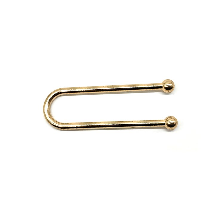 Custom Logo New Chic Simple Atmospheric Designer Alloy Buckle Bikini U-Shaped Buckle Metal U-Shaped Buckle For Women