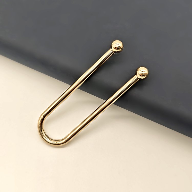 Custom Logo New Chic Simple Atmospheric Designer Alloy Buckle Bikini U-Shaped Buckle Metal U-Shaped Buckle For Women