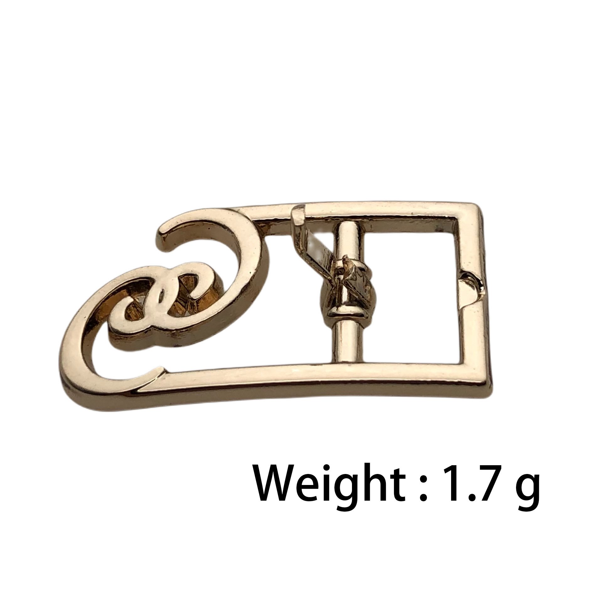 New Design Custom Brand Logo Metal Center Bar Pin Buckle Strap Accessories For Women Shoes Bags