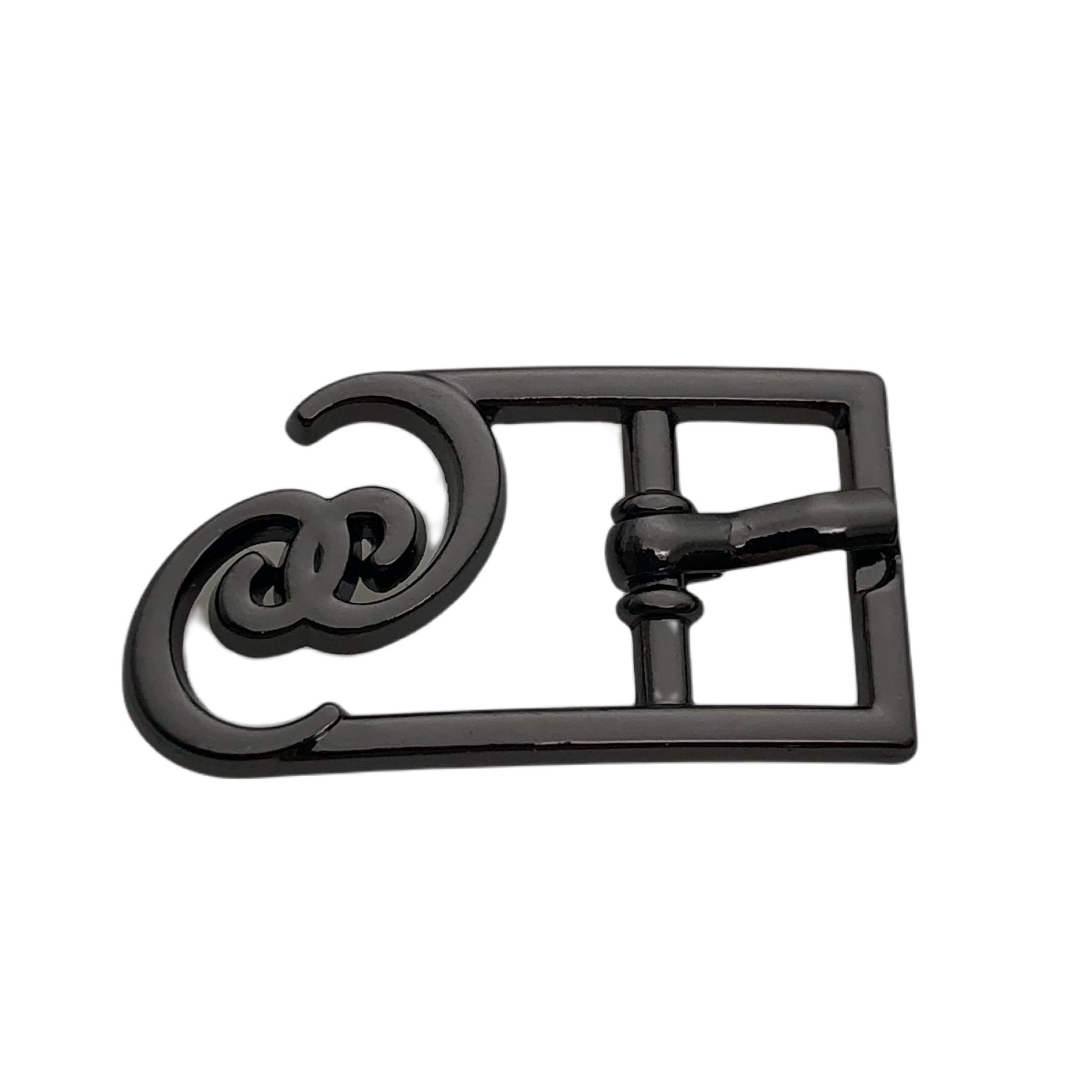New Design Custom Brand Logo Metal Center Bar Pin Buckle Strap Accessories For Women Shoes Bags