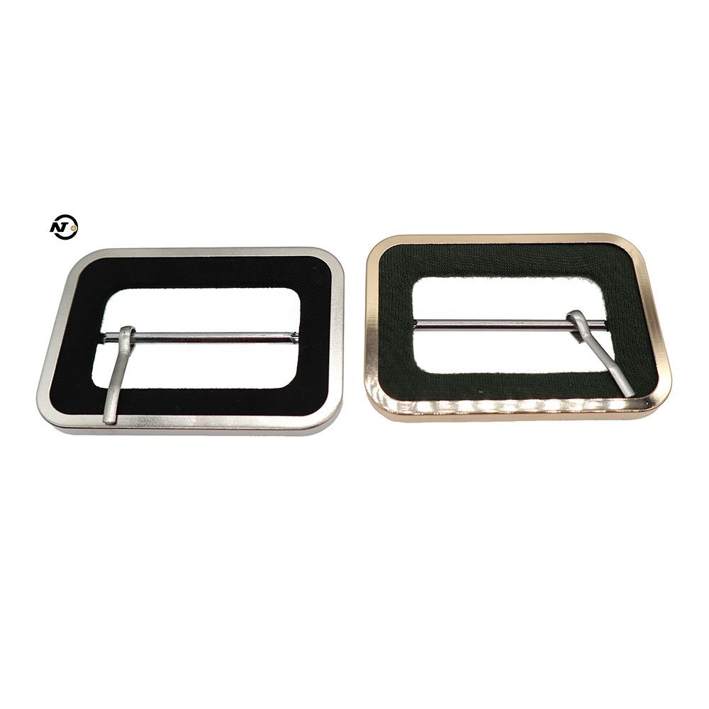 New Design Ring Covered Buckle Aluminum Blank Buckle Metal Wire Shank Buttons Factory