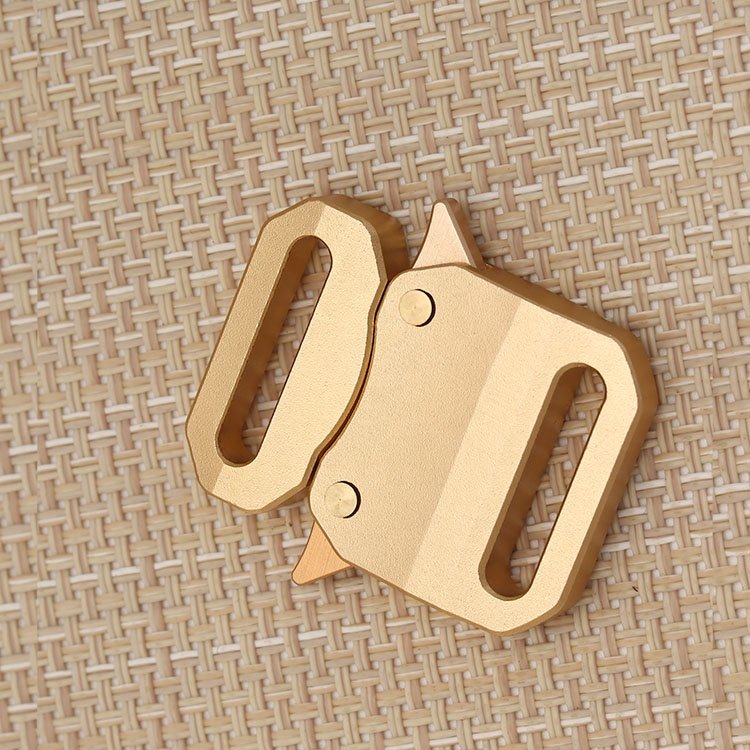 Factory price tactical buckle 38mm Aluminum buckle outdoor mountain Climbing metal tactical buckle