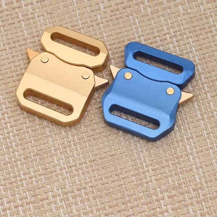 Factory price tactical buckle 38mm Aluminum buckle outdoor mountain Climbing metal tactical buckle