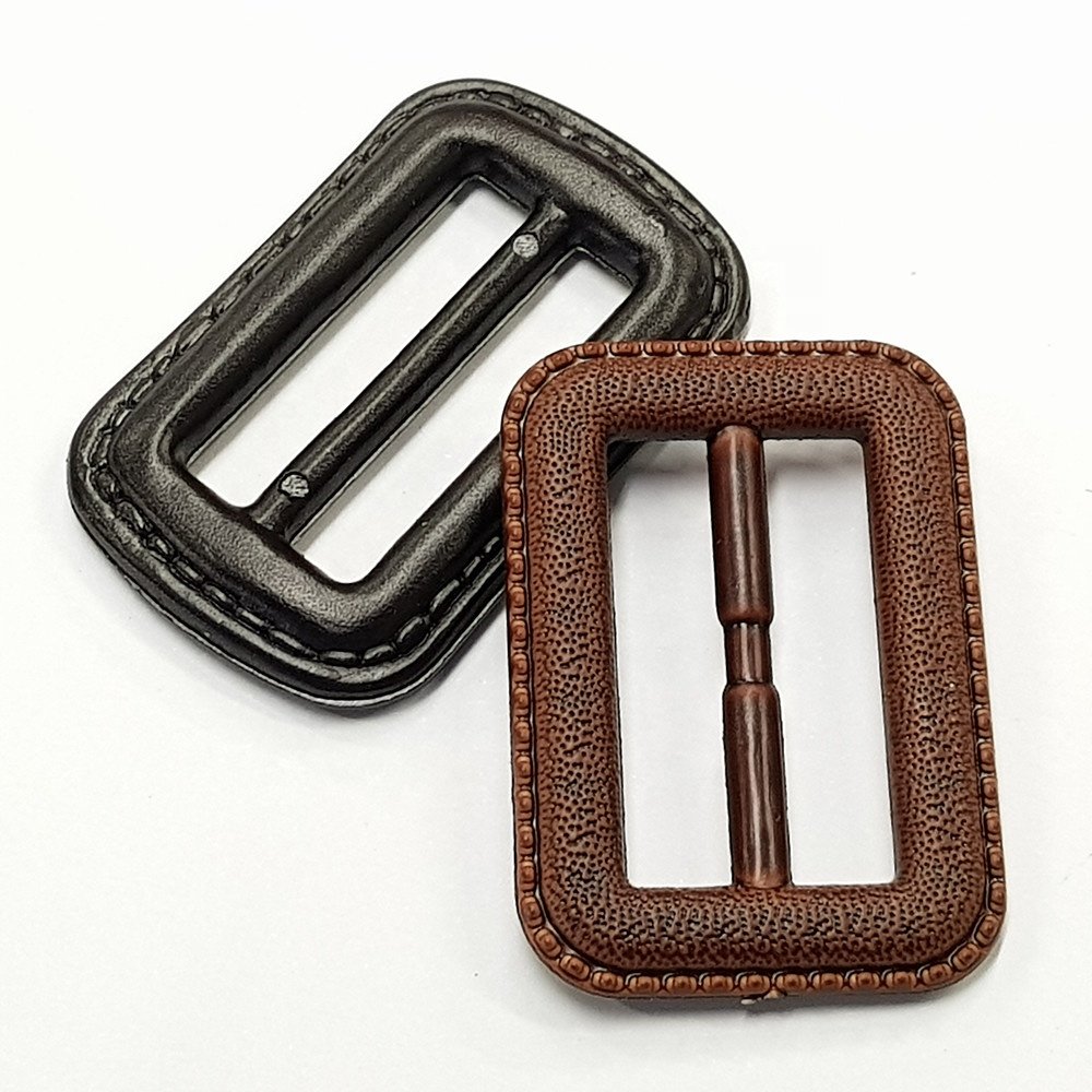 Trendy Plastic leather Belt Buckle For Garment