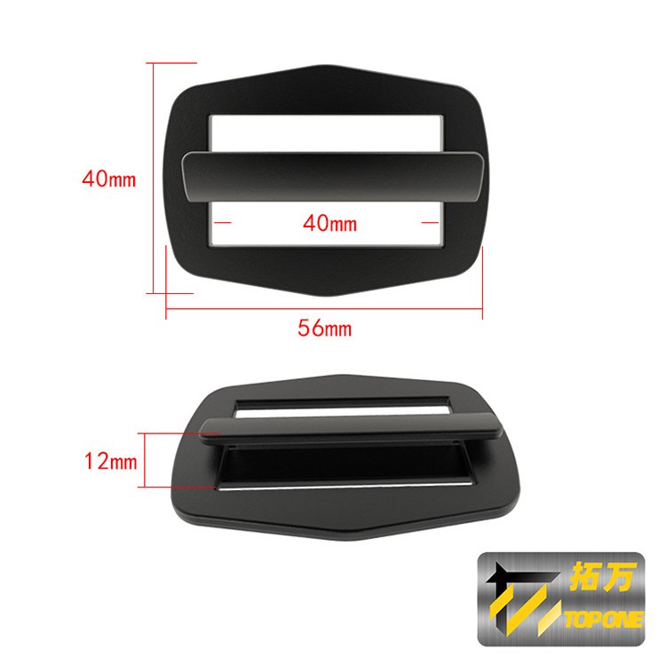 Metal Adjustable Slide Belt Buckle Canvas Shoulder Bag Strap Messenger Bag Buckle