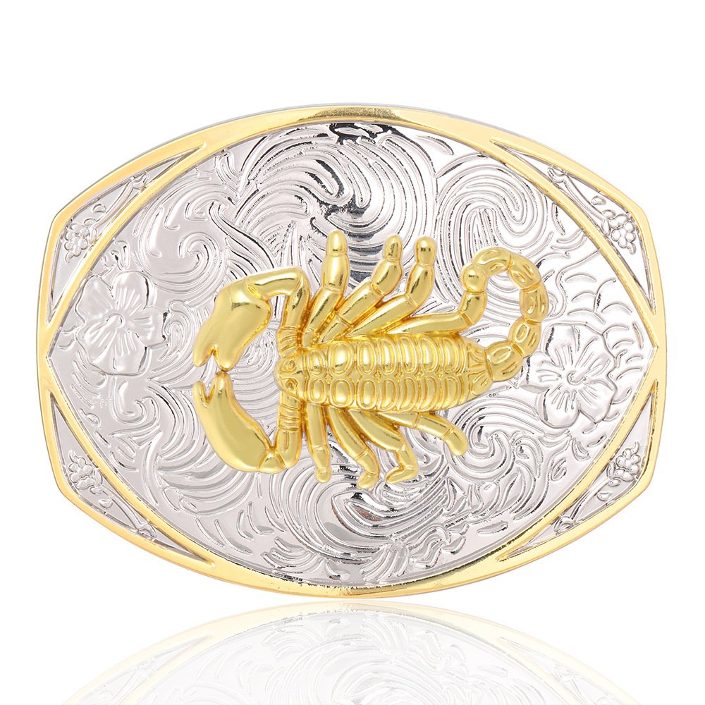 2024 fashion style Western cowboy Classic horse retro pattern woven cross manufacturers Custom LOGO belt buckle for men