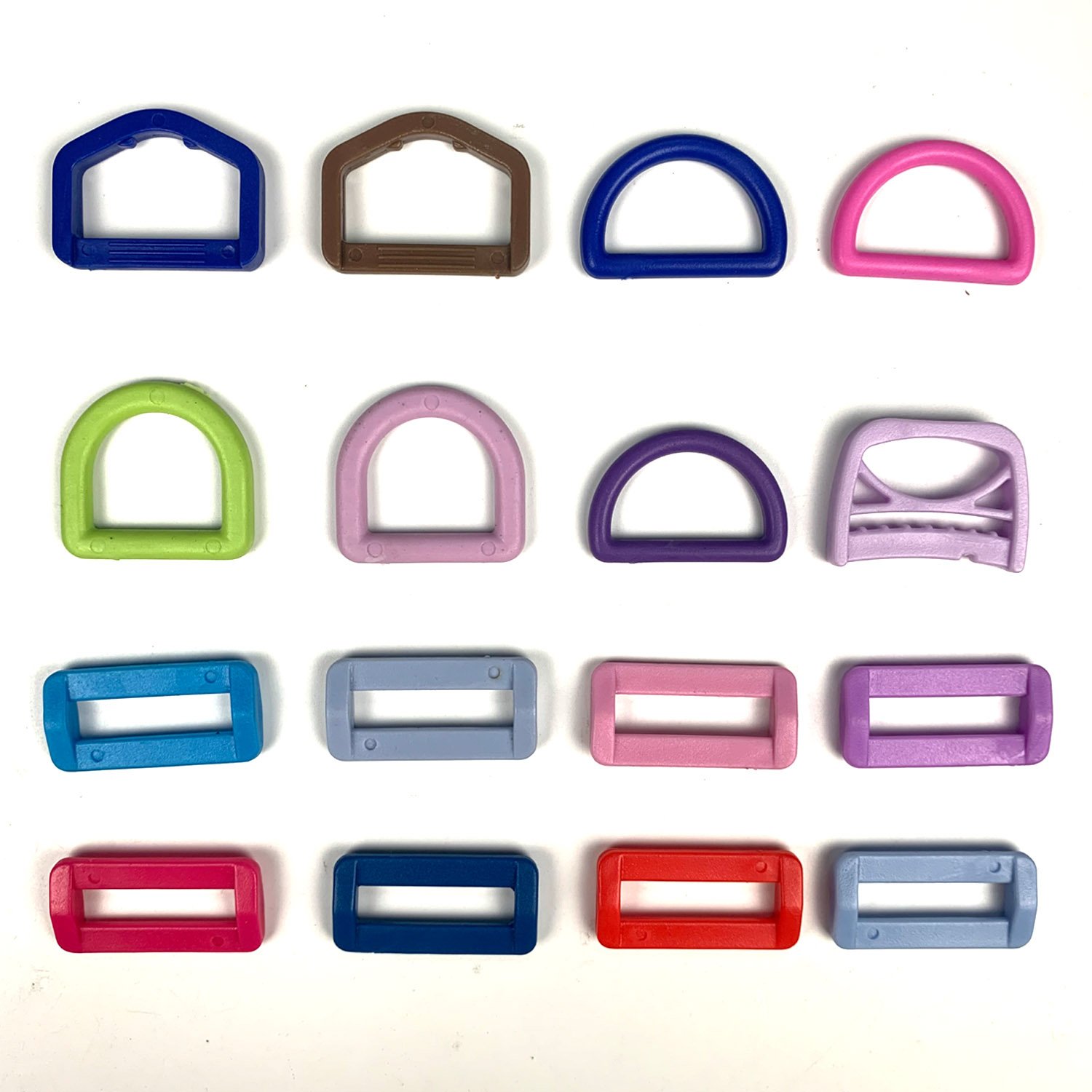 Wholesale 25mm POM Recycled Black Adjustable Plastic Square Ring Buckle for Bag Belt Backpack