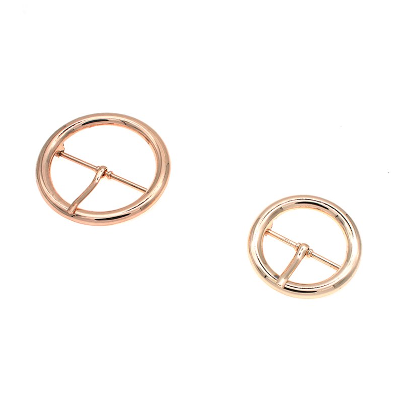 High Quality Customized luggage metal female bag shoulder strap belt adjustment pin buckle D ring clothing accessories
