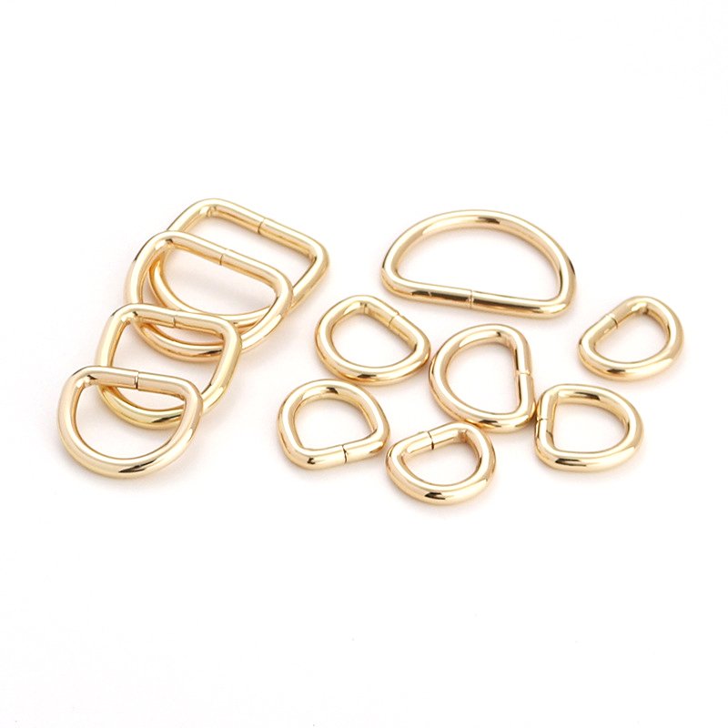 D Type Buckle Metal Clasp D Type Buckle Iron Ring Bag Hardware Accessories