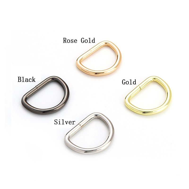 D Type Buckle Metal Clasp D Type Buckle Iron Ring Bag Hardware Accessories