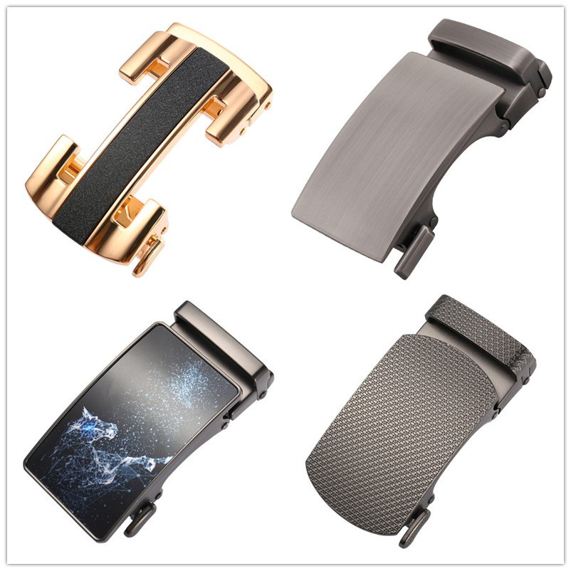 LQbelt GuangZhou Buckle Alloy Men's Automatic Buckles Factory Wholesale More Design Ratchet Buckle OEM LOGO High Quality STOCK