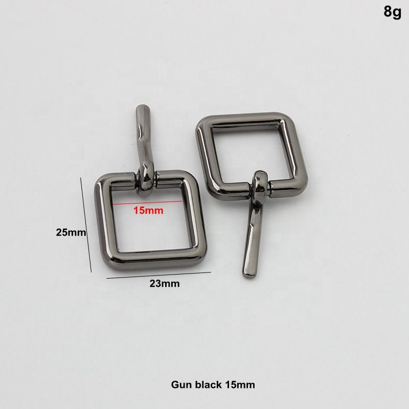 Nolvo15mm 18mm 25mm 32mm 38mm metal Round Rectangular Factory Promotion metal pin buckle for handbags Accessories