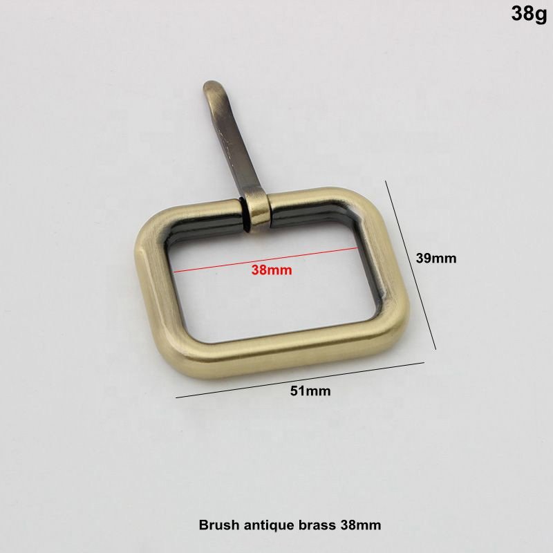 Nolvo15mm 18mm 25mm 32mm 38mm metal Round Rectangular Factory Promotion metal pin buckle for handbags Accessories