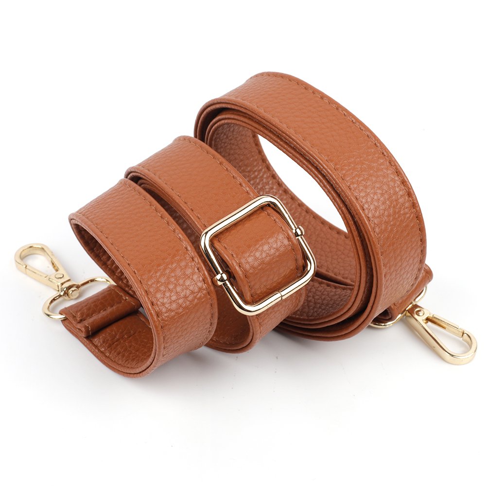 2.5cm Wide Leather Bag Handle Shoulder Strap Replacement Short Belt Handle Belt Women Handbag Purse Buckle Handle Bag Strap