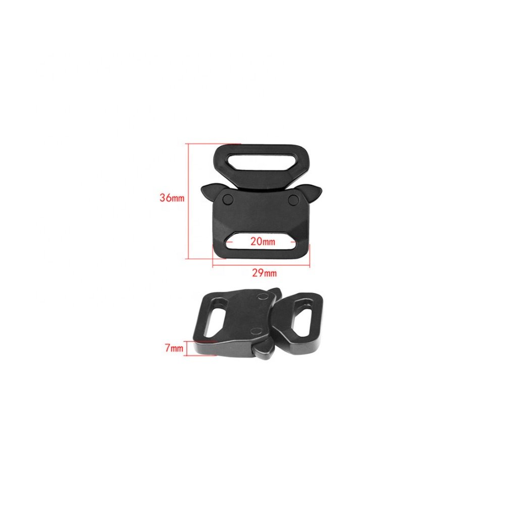 20mm matt black snake belt tactical buckle stocks
