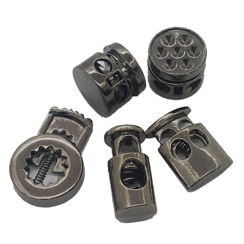 Adjustment Drawstring Adjuster Colorful Toggle Stopper Cord Lock Metal Rope Buckle For Hoodie