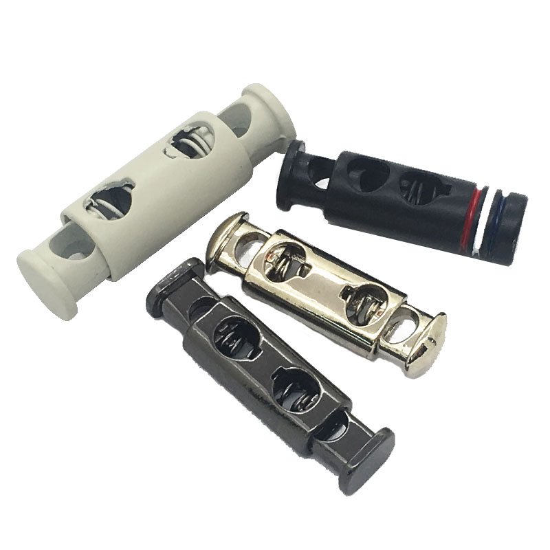 Adjustment Drawstring Adjuster Colorful Toggle Stopper Cord Lock Metal Rope Buckle For Hoodie