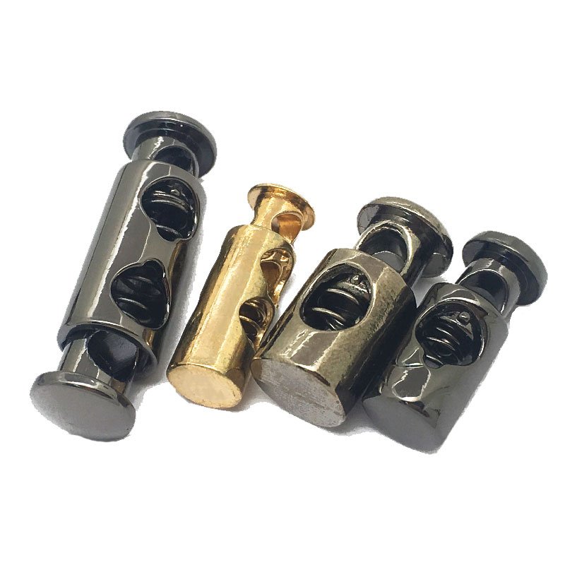Adjustment Drawstring Adjuster Colorful Toggle Stopper Cord Lock Metal Rope Buckle For Hoodie