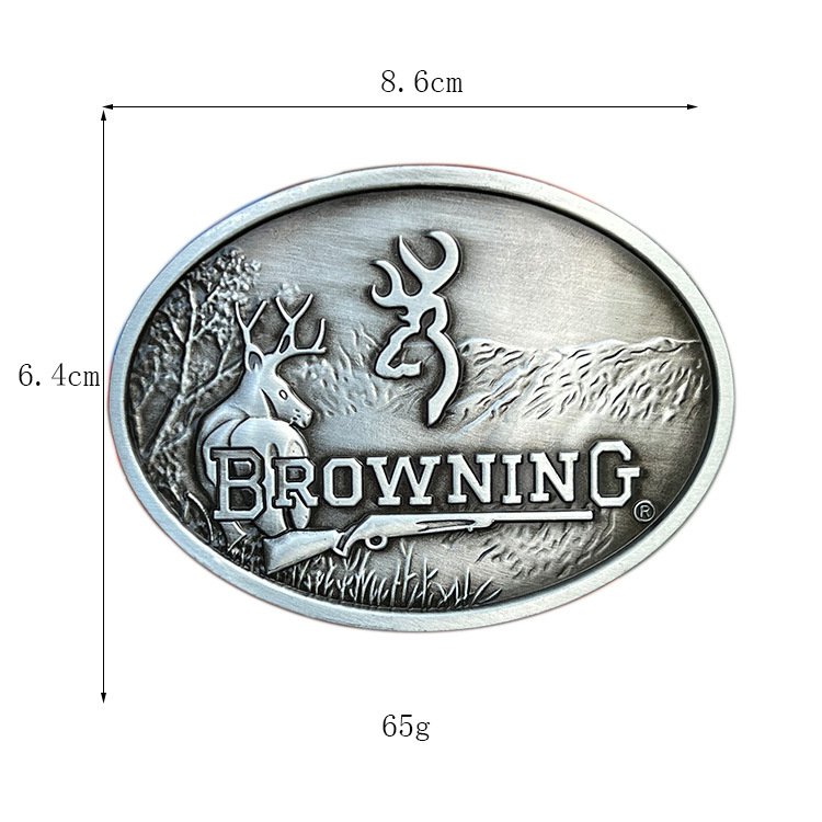 Country Hunting Belt Buckle Cowboy Western Buckles vintage belt buckle