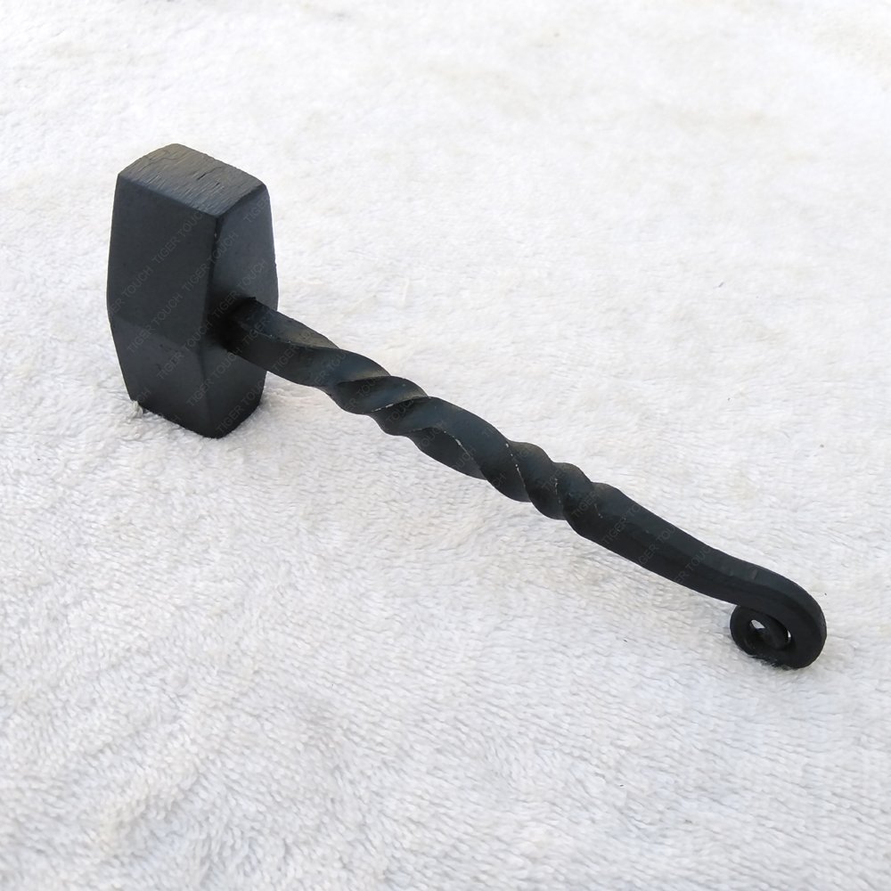 viking hammer Medieval HAND FORGED Hammer Medieval brass and iron hand Roman belt buckle brass