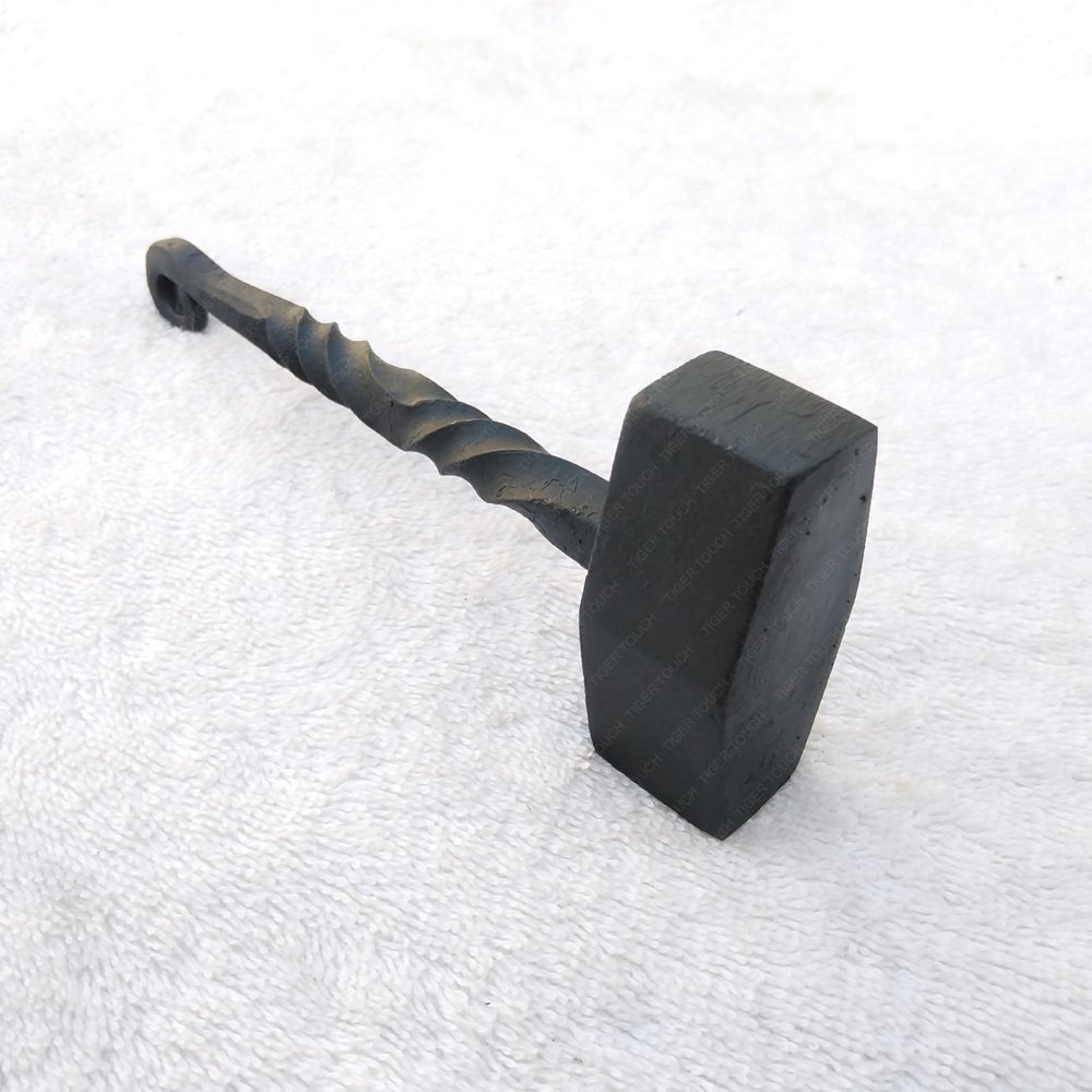 viking hammer Medieval HAND FORGED Hammer Medieval brass and iron hand Roman belt buckle brass