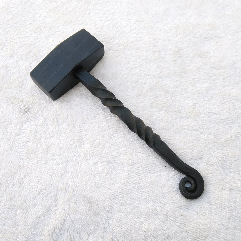 viking hammer Medieval HAND FORGED Hammer Medieval brass and iron hand Roman belt buckle brass