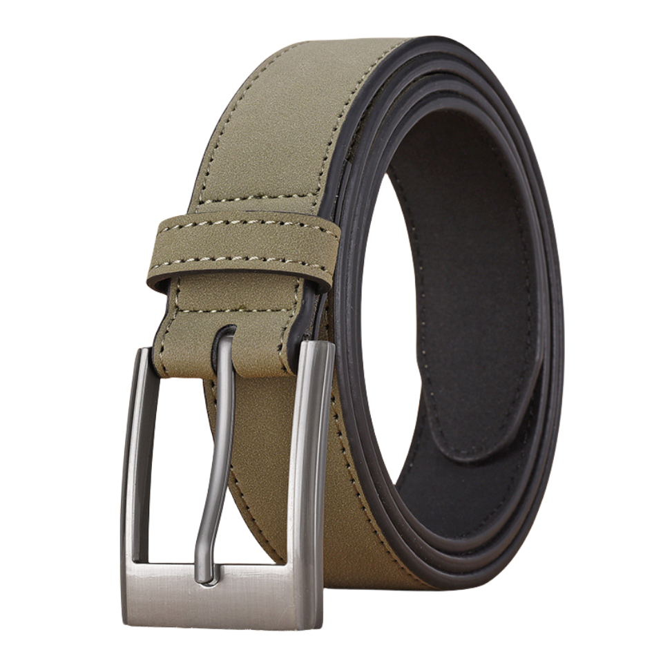 High Quality Hot Sale Cheap Men's Suede Belt Retro Trend Alloy Pin Buckle Leather Casual Sports Belt