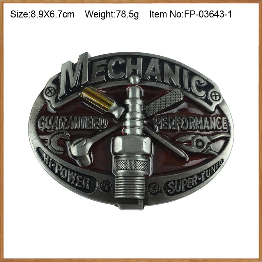 Personalized Mental Belt Buckles Novelty Commemorative Gift Cowboy Welder Mechanic Belt Buckle for Men