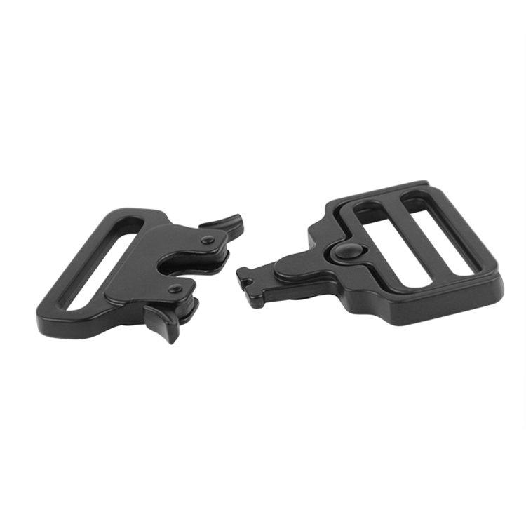 Metal Men Pin Automatic Side Release Custom Tactics Brass Blank Quick Release Clip Black Adjustable Custom Belt Buckle