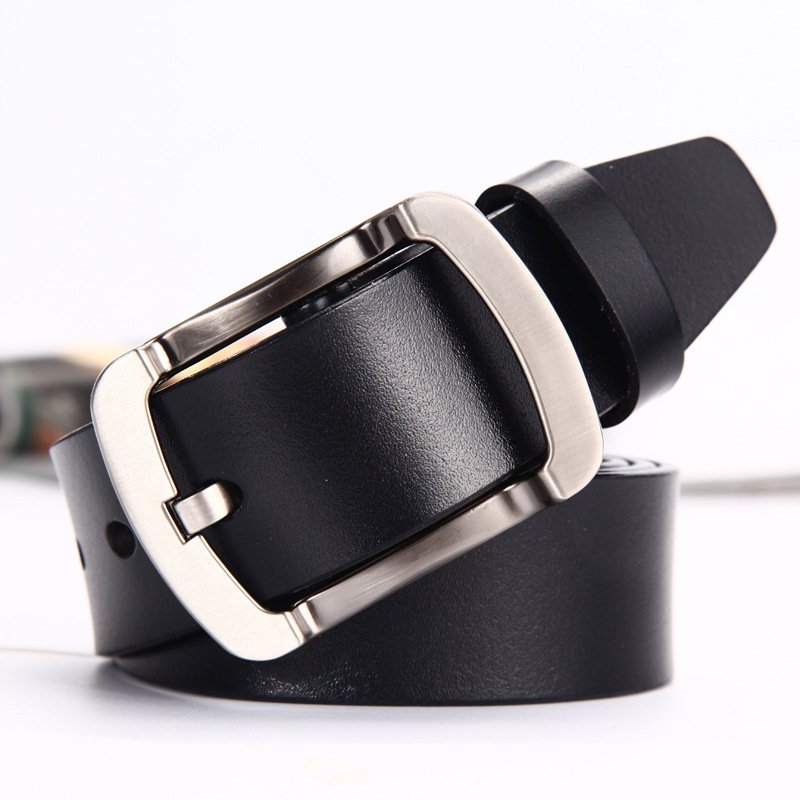 hot selling men's pin buckle luxury leather Jeans genuine leather Belt for men