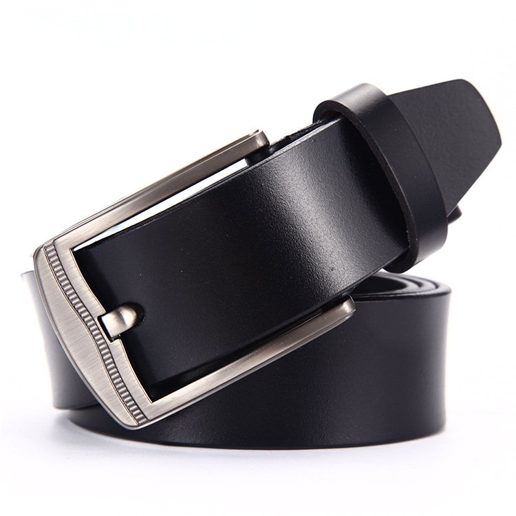 hot selling men's pin buckle luxury leather Jeans genuine leather Belt for men