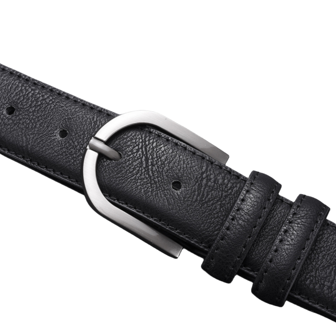 Wholesale Customized Logo Men's PU Retro Casual Belt Adjustable Alloy Buckle Microfiber Mix Pu Leather Belts