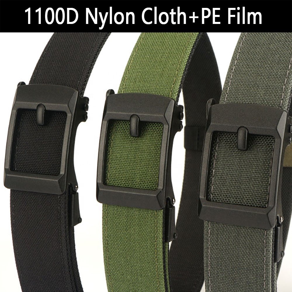 TUSHI Sturdy Ratchet Hunting Nylon Duty Belt Heavy Duty Concealed Carry Belts Metal Buckle fabric Belt Wholesale factory