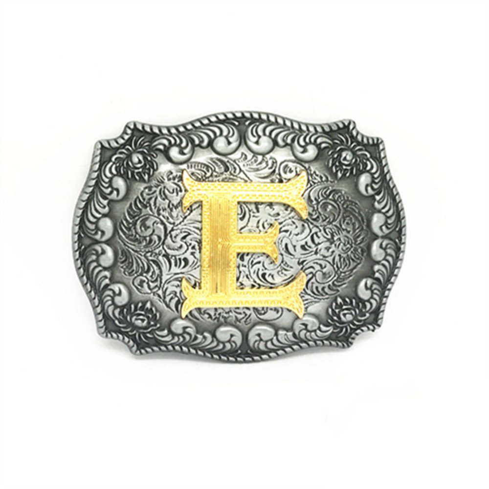 2024 hot selling product Western style English letter belt buckle European and American fashion belt buckle