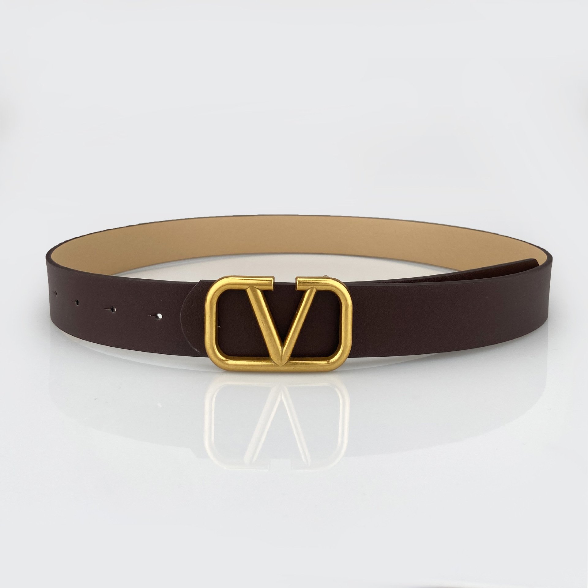 New Custom Logo Suede Leather Fashion Waist Belt Women Decoration Flat Special Belt