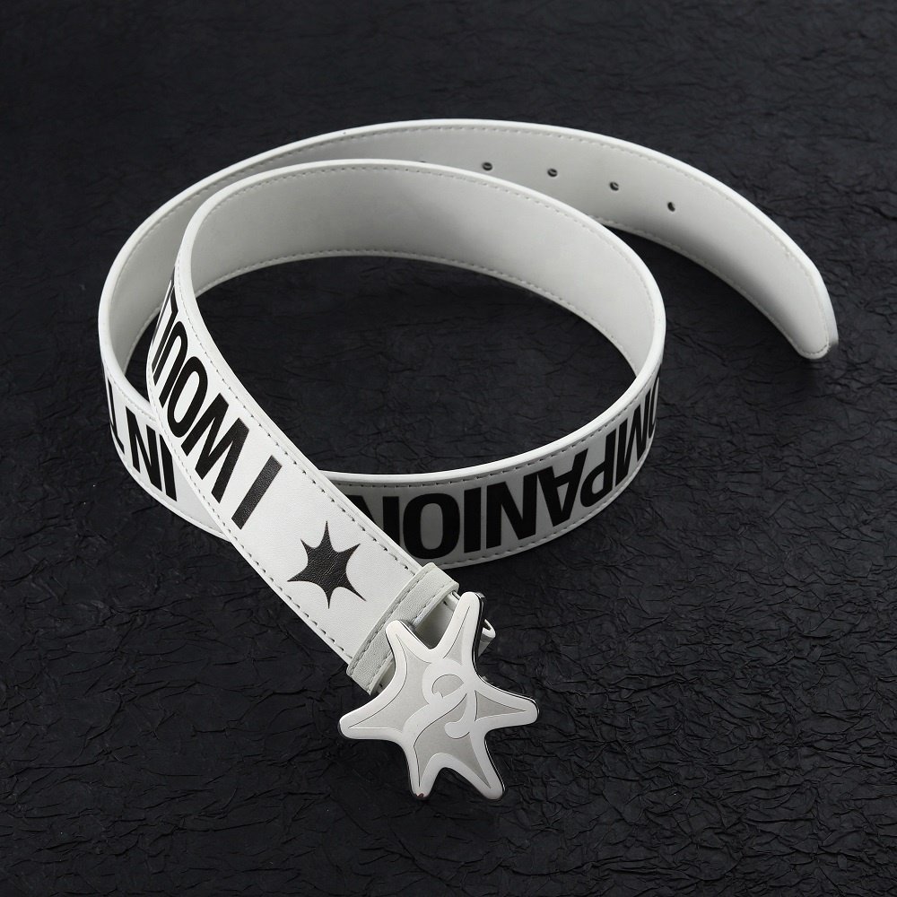 custom pu Genuine Leather belt with logo buckle promotional stainless steel gold buckle