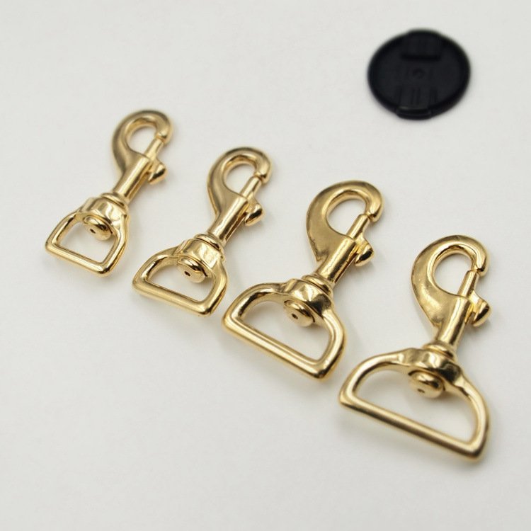 12mm 16mm 20mm 25mm 32mm 38mm 50mm inner size solid brass keys holder buckle,carabine hook,dog pet collar buckle