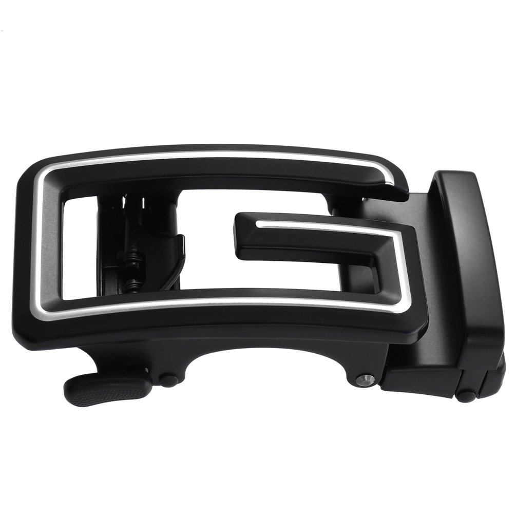 New Arrival Leisure 36 MM Automatic Buckle Belt Custom Fashion Luxury Business Men Famous Belts Laser logo Metal Buckle