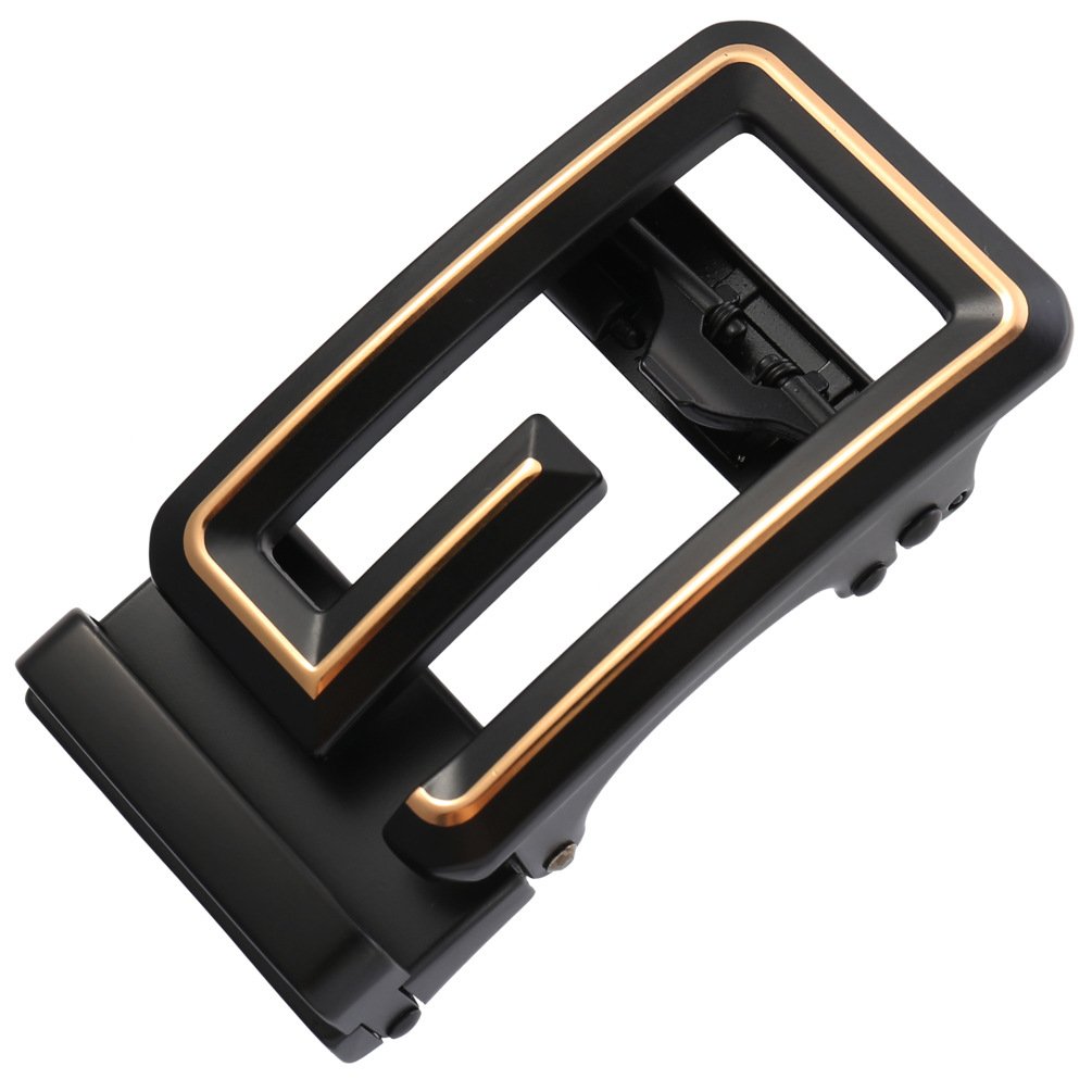 New Arrival Leisure 36 MM Automatic Buckle Belt Custom Fashion Luxury Business Men Famous Belts Laser logo Metal Buckle