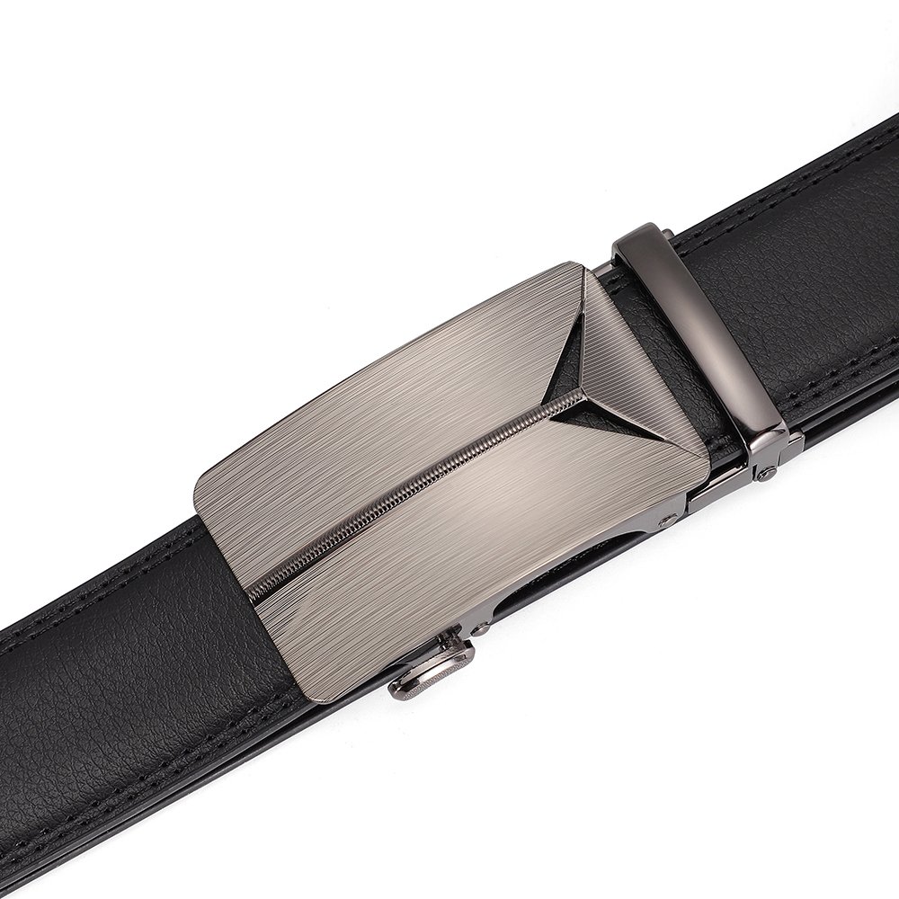 Wholesale Factory Custom Luxury Men's Business Belt High Quality Genuine Cowhide Leather Alloy Automatic Buckle Custom Logo