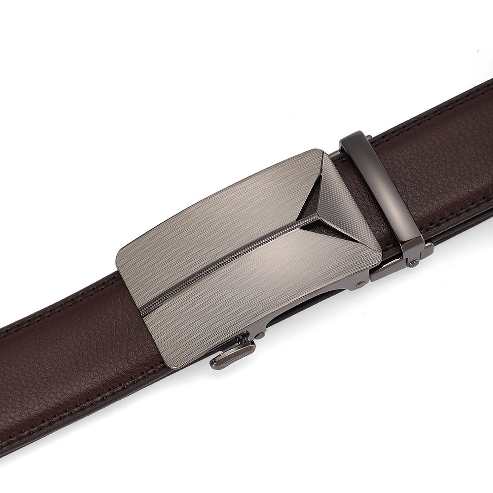 Wholesale Factory Custom Luxury Men's Business Belt High Quality Genuine Cowhide Leather Alloy Automatic Buckle Custom Logo