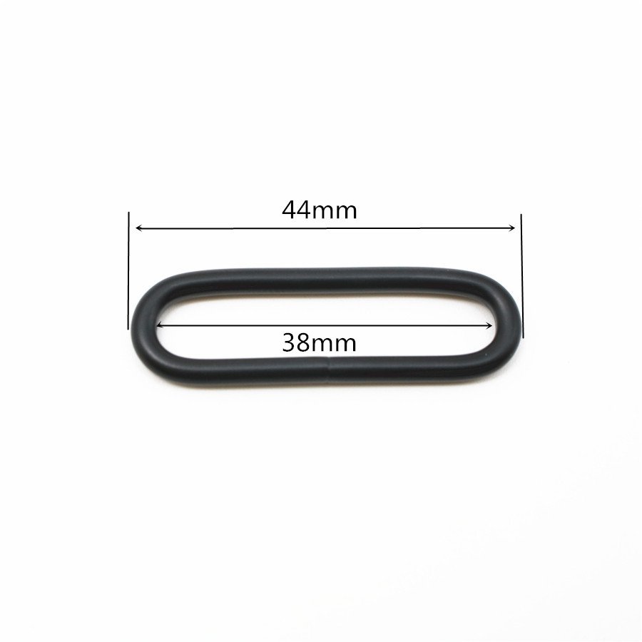 Strap Belt Loop Dog Collar Leads Clasp Hardware 20mm 25mm 38mm Metal Oval Ring Buckle Carabiner Hook For Bag Backpack